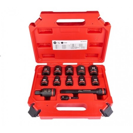 MILWAUKEE ZESTAW NASADEK UDAROWYCH 1/2" 13szt. -zdjęcie numer 1