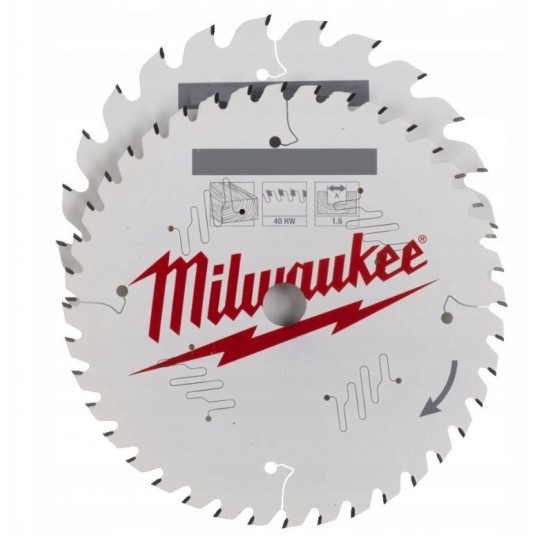 MILWAUKEE ZESTAW TARCZ 165x20 40z TWIN PACK 2szt -zdjęcie numer 3