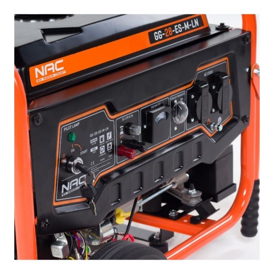 NAC AGREGAT PRĄDOTWÓRCZY GG-28-ES-M-LN 3KW -zdjęcie numer 8