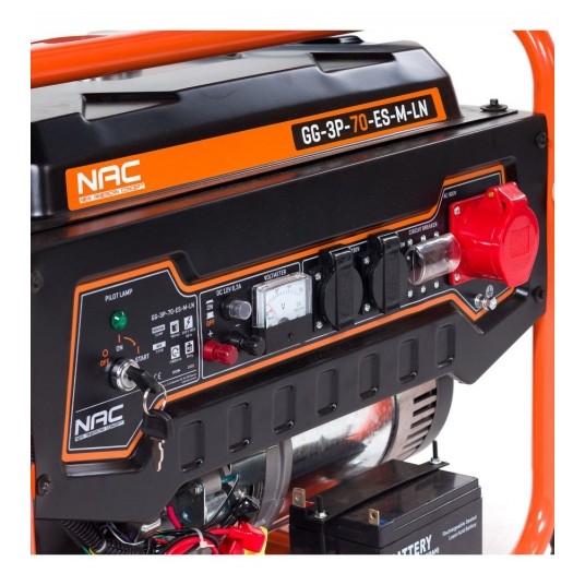 NAC AGREGAT PRĄDOTWÓRCZY GG-3P-70-ES-M-LN 7,5KW -zdjęcie numer 8