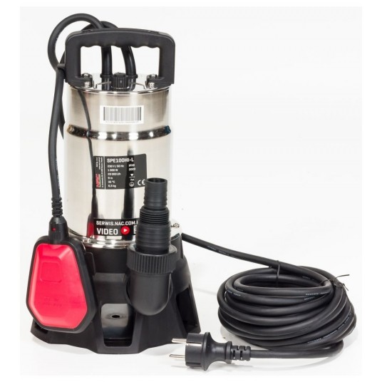 NAC POMPA DO WODY BRUDNEJ 1000W 20000L/H SPE100HI -zdjęcie numer 3