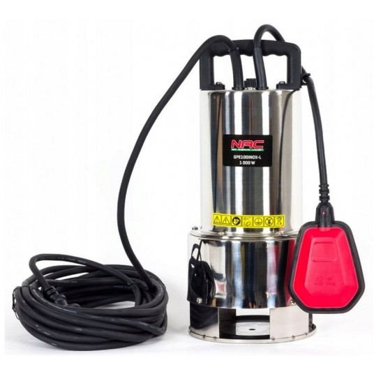 NAC POMPA DO WODY BRUDNEJ 1000W 20000L/H SPE100INO -zdjęcie numer 1