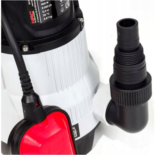 NAC POMPA DO WODY BRUDNEJ 400W 9000L/H SPE40D-L -zdjęcie numer 3