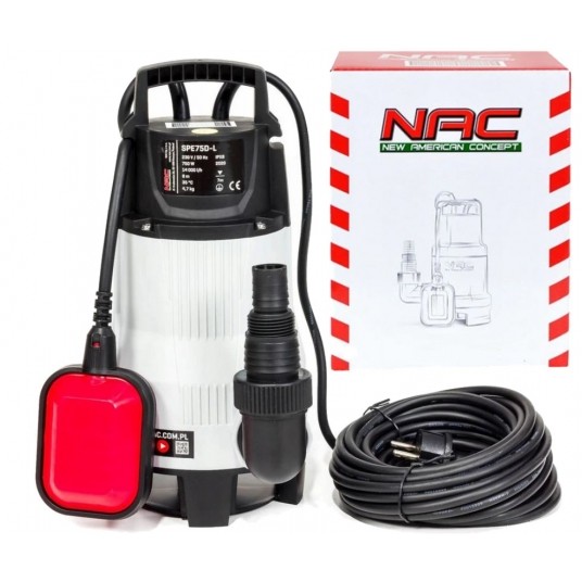NAC POMPA DO WODY BRUDNEJ 750W 14000L/H SPE75D-L -zdjęcie numer 1