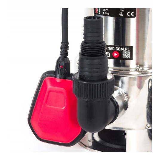 NAC POMPA DO WODY BRUDNEJ 750W 15000L/H SPE75INOX -zdjęcie numer 3