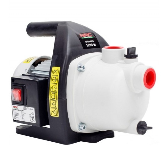 NAC POMPA OGRODOWA 1200W 3600l/h GPE120-K -zdjęcie numer 1