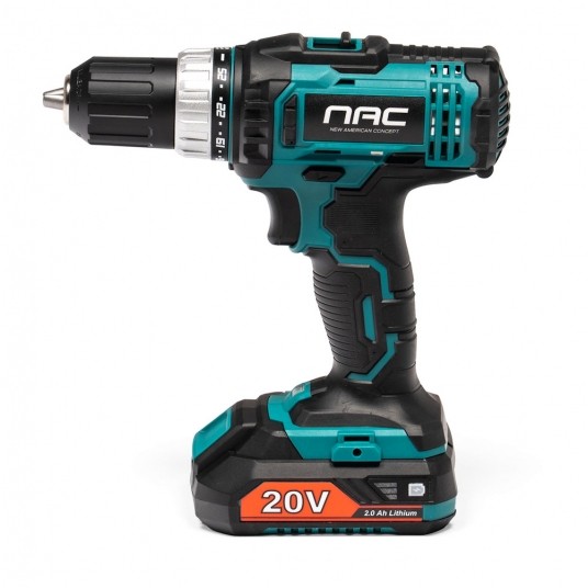 NAC WIERTARKO-WKRĘTARKA CDB2-LI-20V 2x2Ah -zdjęcie numer 6