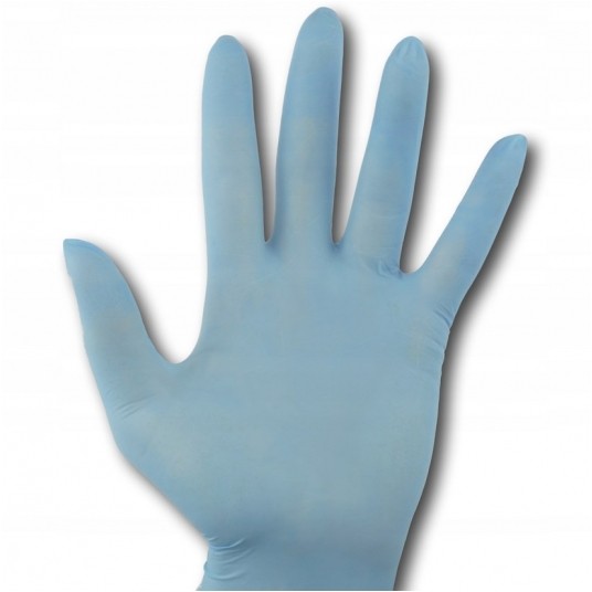 RĘKAWICE NITRYLOWE 4MD ALOE BLUE 100szt roz. S -zdjęcie numer 1