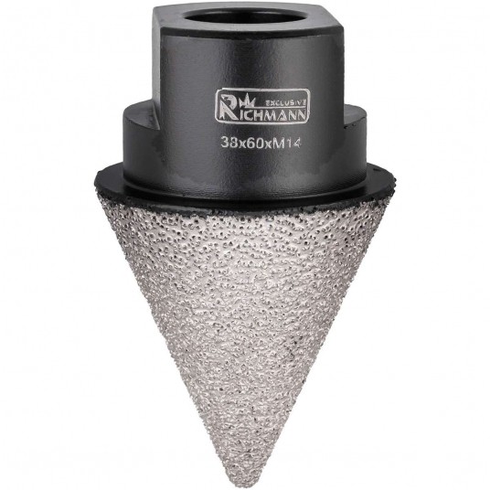 RICHMANN FREZ DIAMENTOWY STOŻKOWY 38mm M14 C4849 -zdjęcie numer 1