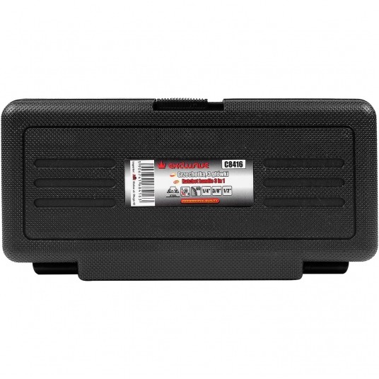 RICHMANN GRZECHOTKA 3 GŁÓWKI 1/2,3/8,1/4 60Z C8416 -zdjęcie numer 9