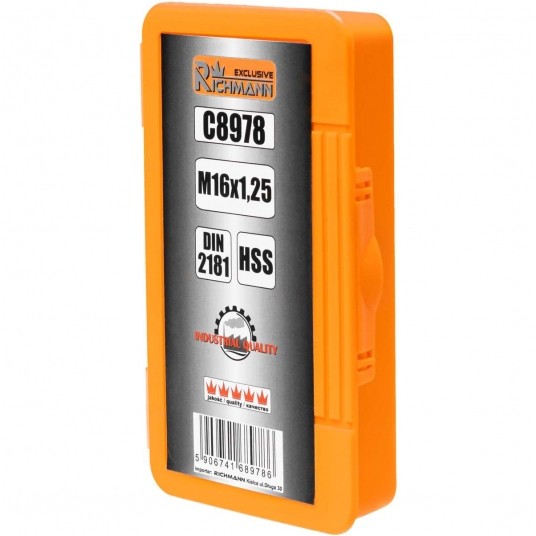 RICHMANN GWINTOWNIK DROBN HSS M16X1,25 2sz DIN2181 -zdjęcie numer 3