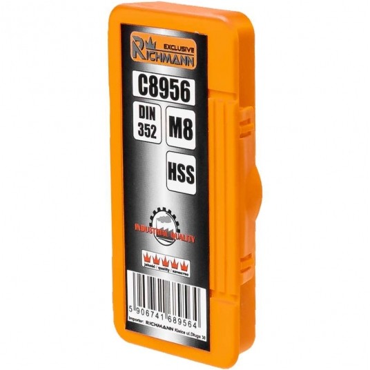 RICHMANN GWINTOWNIK HSS M 8 3szt DIN 352 C8956 -zdjęcie numer 3