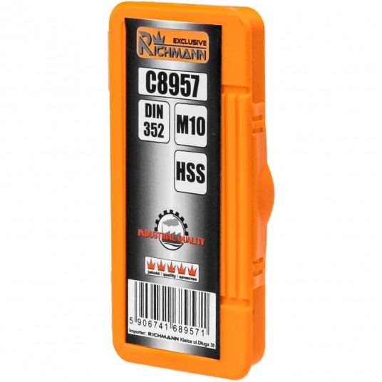 RICHMANN GWINTOWNIK HSS M10 3szt DIN 352 C8957 -zdjęcie numer 3