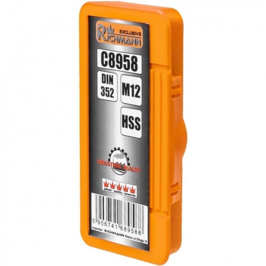 RICHMANN GWINTOWNIK HSS M12 3szt DIN 352 C8958 -zdjęcie numer 3