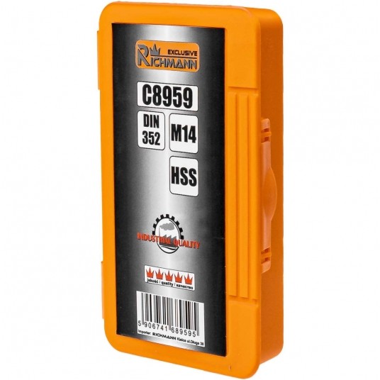 RICHMANN GWINTOWNIK HSS M14 3szt DIN 352 C8959 -zdjęcie numer 3