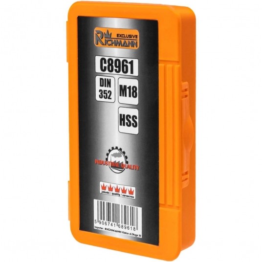RICHMANN GWINTOWNIK HSS M18 3szt DIN 352 C8961 -zdjęcie numer 3
