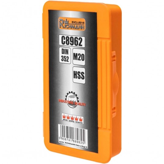 RICHMANN GWINTOWNIK HSS M20 3szt DIN 352 C8962 -zdjęcie numer 3