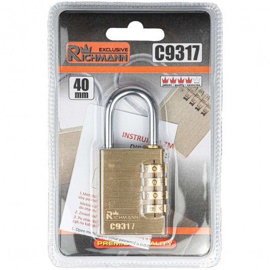 RICHMANN KŁÓDKA NA SZTYF ZŁOTA 40mm C9317 -zdjęcie numer 4