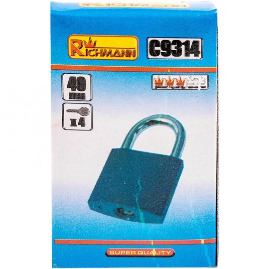 RICHMANN KŁÓDKA STALOWA 40mm NIEBIESKA C9314 -zdjęcie numer 4