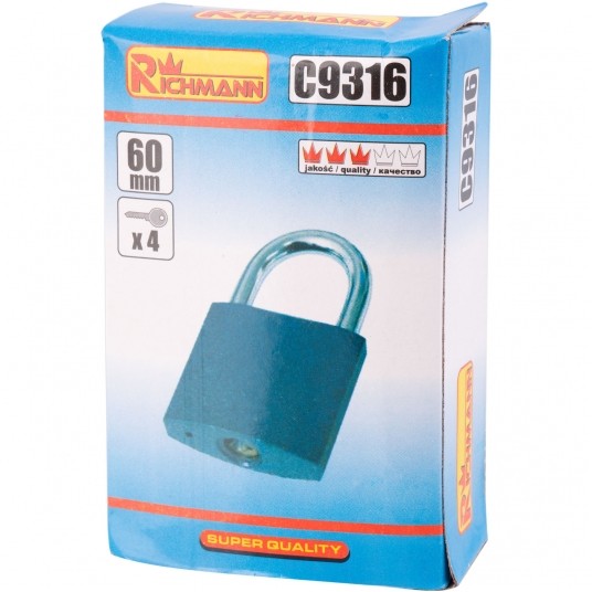 RICHMANN KŁÓDKA STALOWA 60mm NIEBIESKA C9316 -zdjęcie numer 3