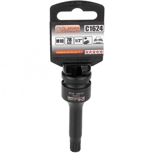 RICHMANN KLUCZ WPUSTOWY UDAROWY SPLINE 1/2" M 6x78 -zdjęcie numer 1