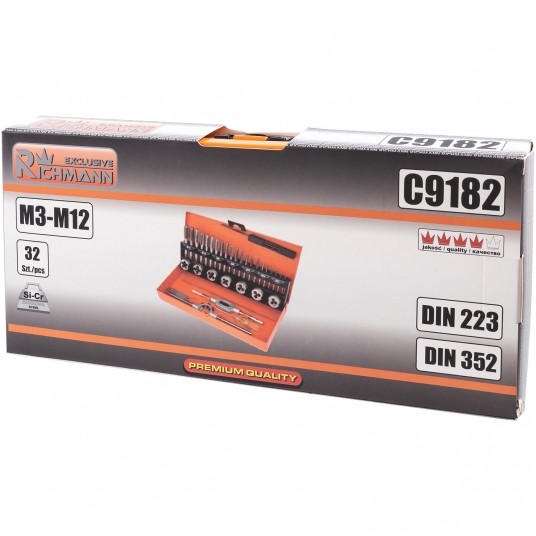 RICHMANN KOMPLET GWINT.I NARZYNEK M3-12 32el C9182 -zdjęcie numer 4