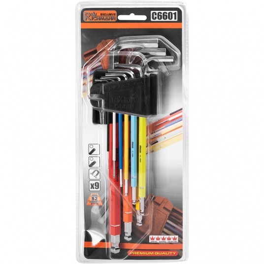RICHMANN KOMPLET KLUCZY IMBUS. 1.5-10mm C6601 -zdjęcie numer 3