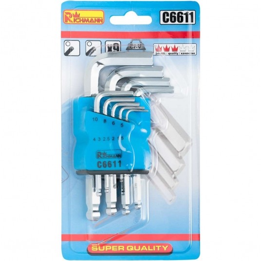 RICHMANN KOMPLET KLUCZY IMBUS. 1.5-10mm C6611 -zdjęcie numer 1