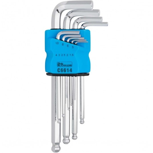 RICHMANN KOMPLET KLUCZY IMBUS. 1.5-10mm KUL C6614 -zdjęcie numer 2