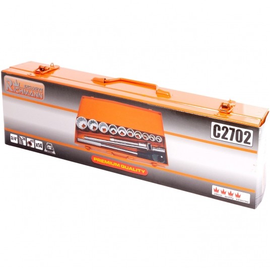 RICHMANN KOMPLET KLUCZY NASAD. 3/4" 12k 14cz C2702 -zdjęcie numer 6