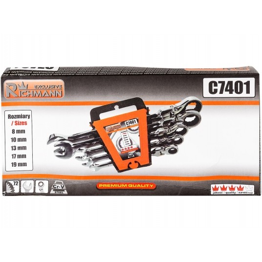 RICHMANN KOMPLET KLUCZY PŁ-OCZ Z GRZ.ŁA 8-19 C7401 -zdjęcie numer 4