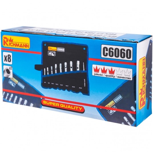 RICHMANN KOMPLET KLUCZY RUROWYCH 6-22mm C6060 -zdjęcie numer 5