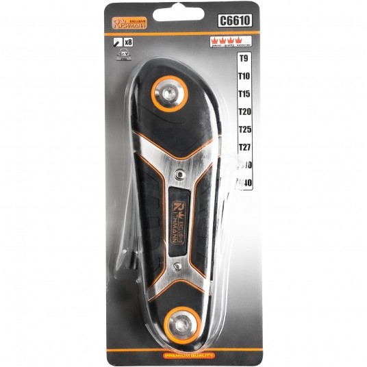 RICHMANN KOMPLET KLUCZY TORX T10-40 C6610 SKŁADANE -zdjęcie numer 1