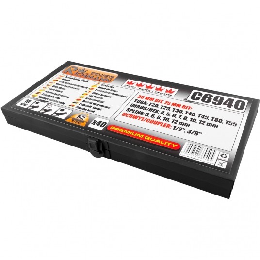 RICHMANN KOMPLET KOŃCÓWEK TORX SPLINE IMBUS C6940 -zdjęcie numer 4