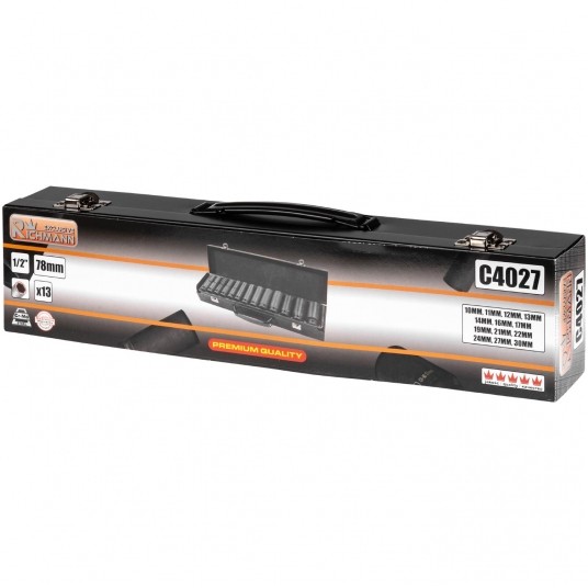 RICHMANN KOMPLET NASADEK UDAR 1/2 10-30mm DŁ C4027 -zdjęcie numer 4