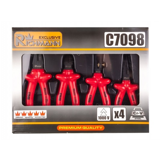 RICHMANN KOMPLET SZCZYPIEC ELEKT. 1000V 4szt C7098 -zdjęcie numer 1