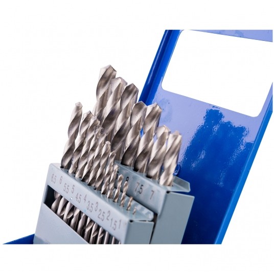 RICHMANN KOMPLET WIERTEŁ 1-10mm 19szt C9405 -zdjęcie numer 4