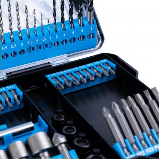 RICHMANN KOMPLET WIERTEŁ NA BIT 1/4 62el. C9398 -zdjęcie numer 8