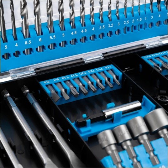 RICHMANN KOMPLET WIERTEŁ NA BIT 1/4 62el. C9398 -zdjęcie numer 7