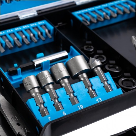 RICHMANN KOMPLET WIERTEŁ NA BIT 1/4 62el. C9398 -zdjęcie numer 4