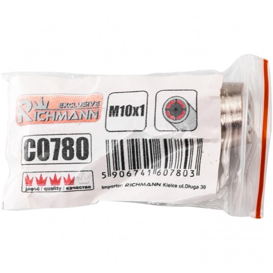 RICHMANN KOŃCÓWKA 4-SZCZĘKOWA DO SMAR. GWINT M10x1 -zdjęcie numer 5