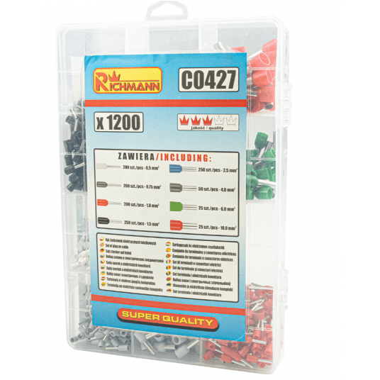 RICHMANN KPL KOŃCÓWEK ELEKTR TULEJKOWYCH 1200szt -zdjęcie numer 3
