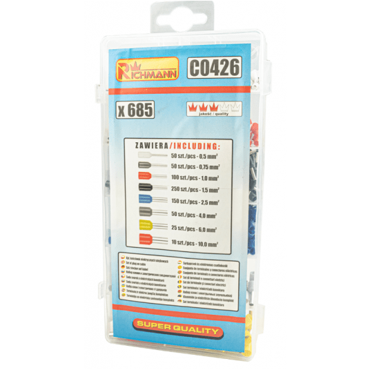 RICHMANN KPL KOŃCÓWEK ELEKTR TULEJKOWYCH 685szt -zdjęcie numer 3