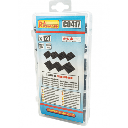 RICHMANN KPL KOSZULEK TERMOKURLIW CZARNYCH 127szt -zdjęcie numer 3