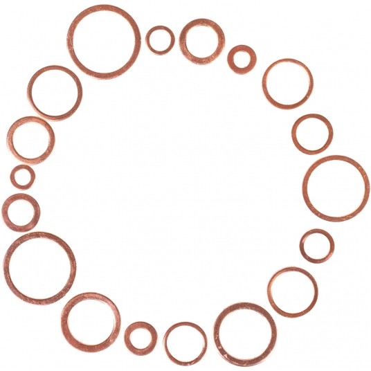 RICHMANN KPL. PODKŁADEK MIEDZIANYCH 150szt C0406 -zdjęcie numer 3