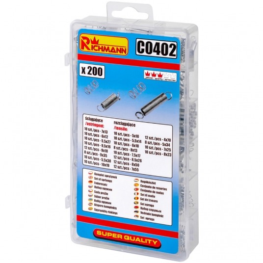 RICHMANN KPL SPRĘŻYNEK 200szt C0402 -zdjęcie numer 4