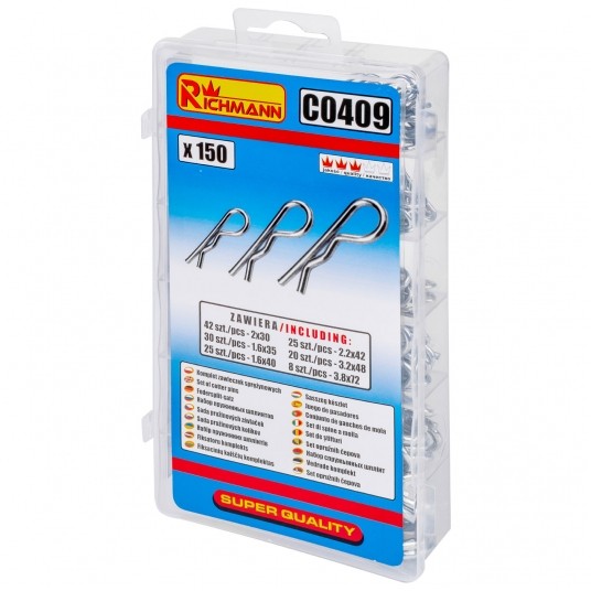 RICHMANN KPL ZAWLECZEK SPRĘŻYNOWYCH 150szt C0409 -zdjęcie numer 4