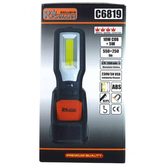RICHMANN LAMPA AKU ZE STACJA 10w+5W C6819 -zdjęcie numer 6
