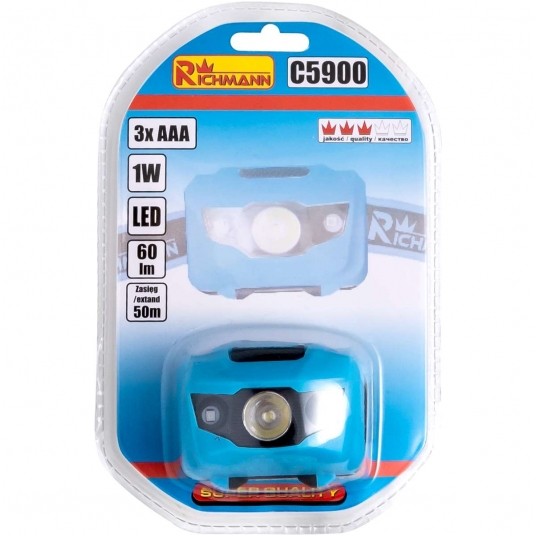 RICHMANN LATARKA CZOŁOWA CREE LED1W C5900 -zdjęcie numer 3