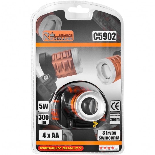 RICHMANN LATARKA CZOŁOWA CREE LED3W C5902 -zdjęcie numer 4